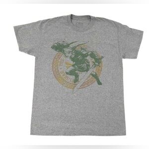 Legend of Zelda Link Warrior Of  Hyrule GeekNet Gray T Shirt Mens Size Medium